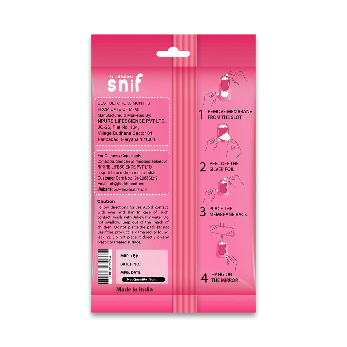 Rose Aura Car Freshener