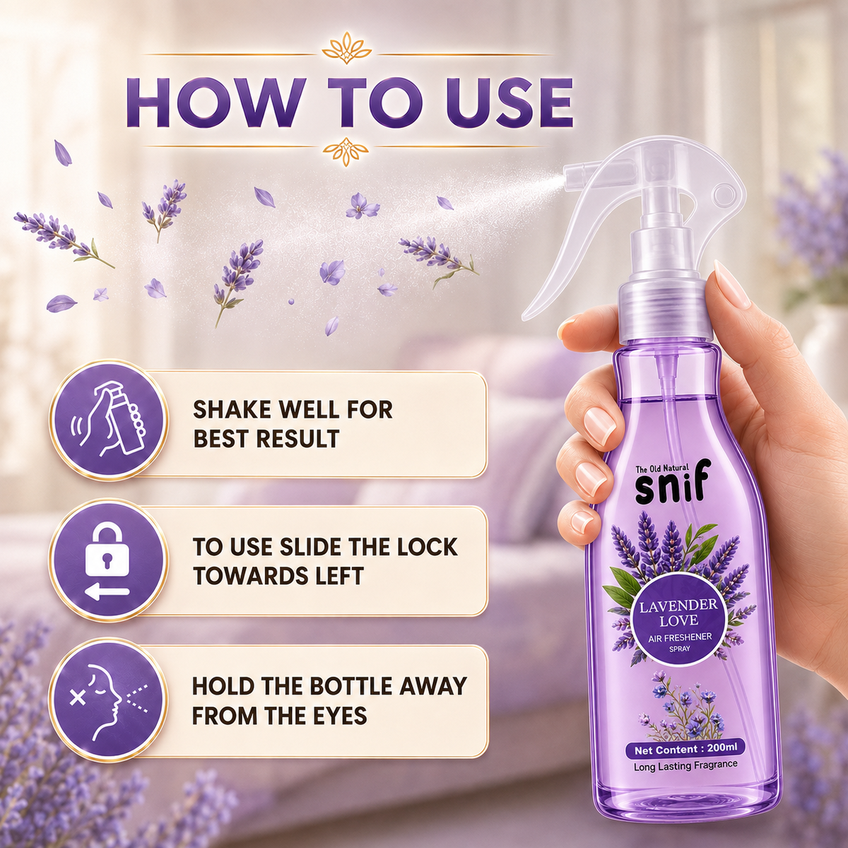 Lavender Love Air Freshener Spray