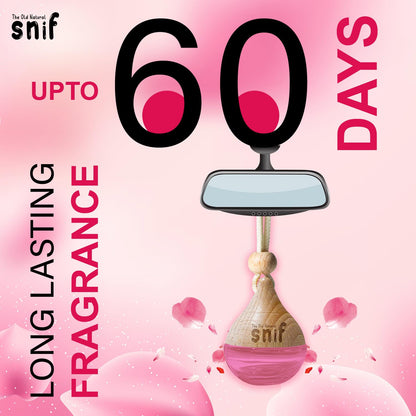 Plum Rose Hanging Pod Car Perfume