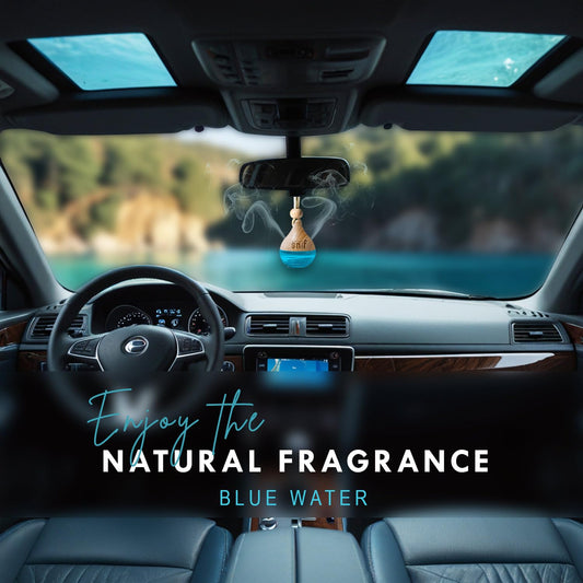 Blue Water Hanging Pod Car Perfume