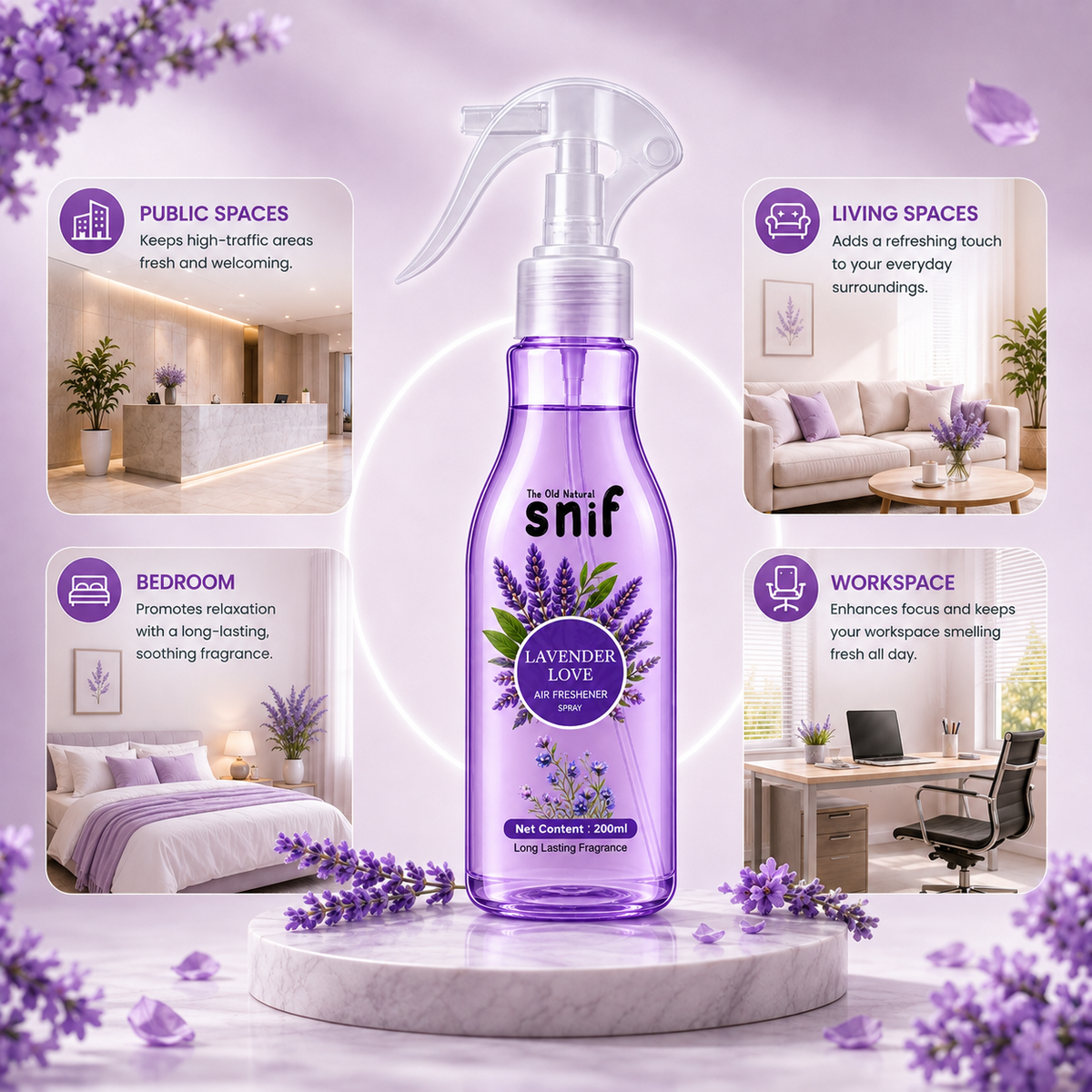 Lavender Love Air Freshener Spray
