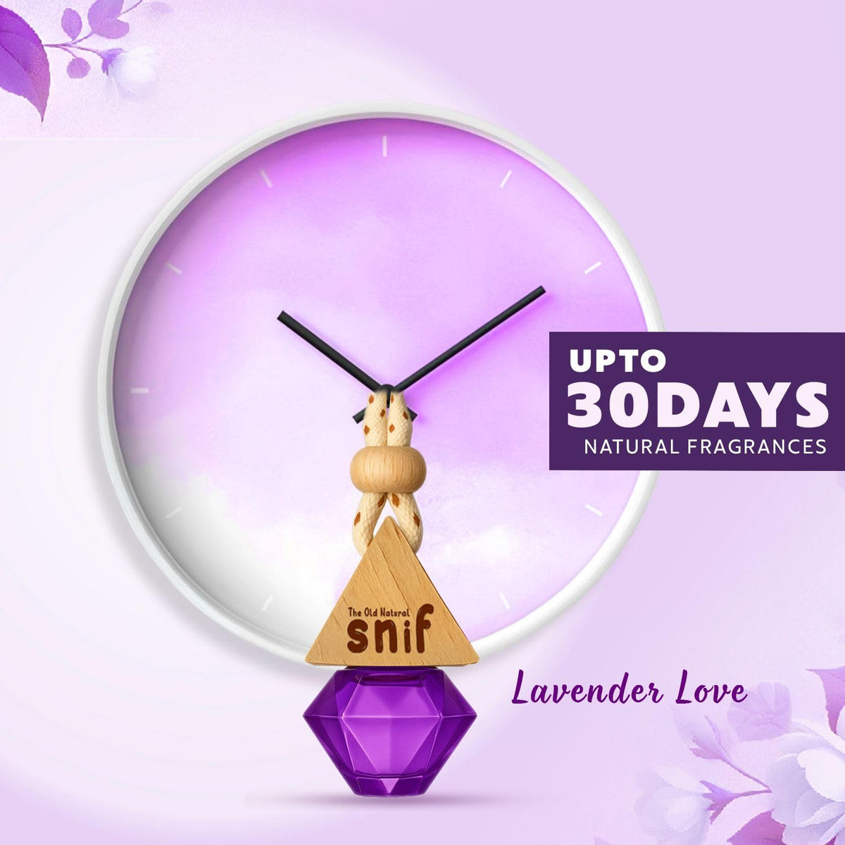 Lavender Love Hanging Pod Car Perfume