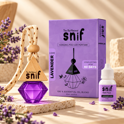 Lavender Love Hanging Pod Car Perfume