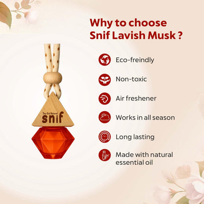 Lavish Musk Hanging Pod Car Perfume