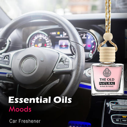 The Old Natural Moods Car Freshener 10ml | Natural Essential Oil Hanging Car Perfume