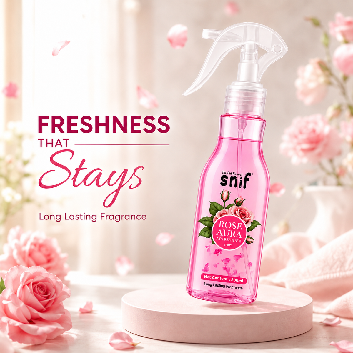 Rose Aura Air Freshener Spray