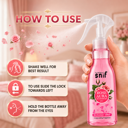 Rose Aura Air Freshener Spray