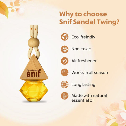 Sandal Twig Hanging Pod Car Perfume