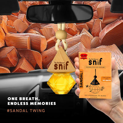Sandal Twig Hanging Pod Car Perfume