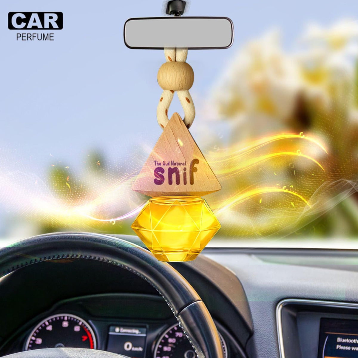 Sandal Twig Hanging Pod Car Perfume