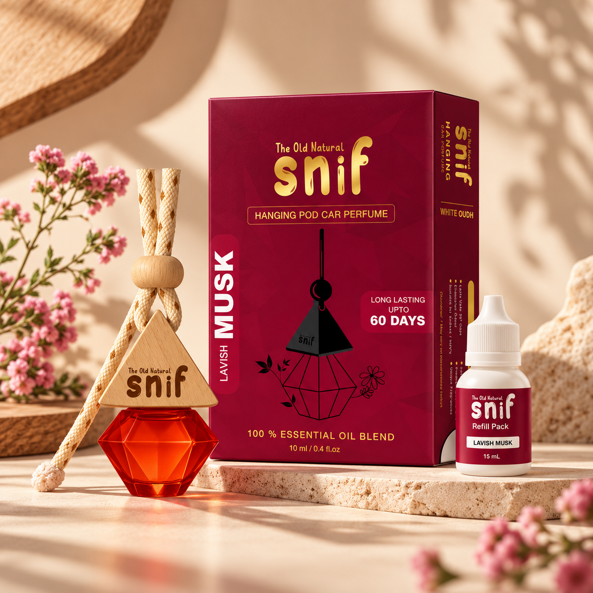 Lavish Musk Hanging Pod Car Perfume