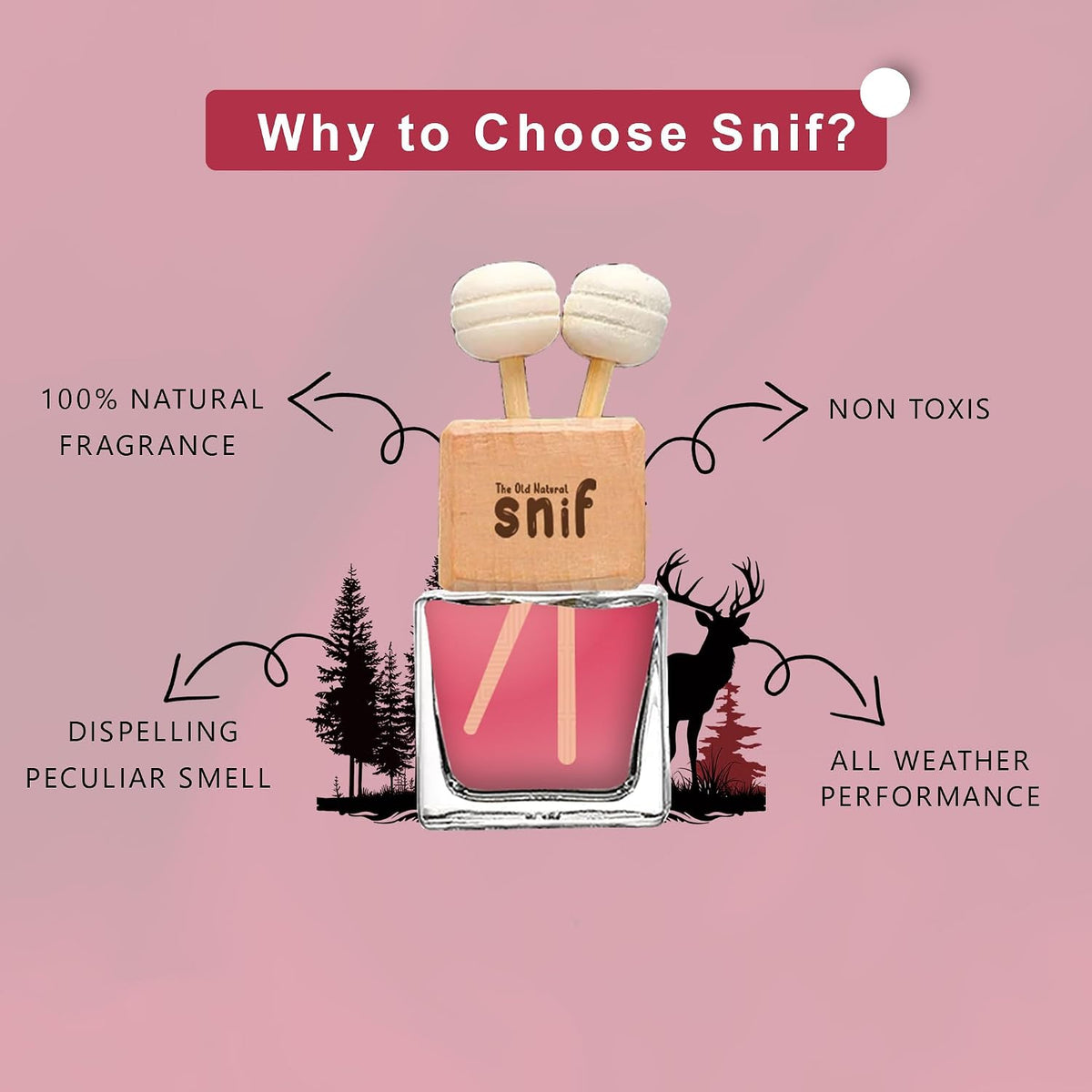 Lavish Musk Car Vent Perfume