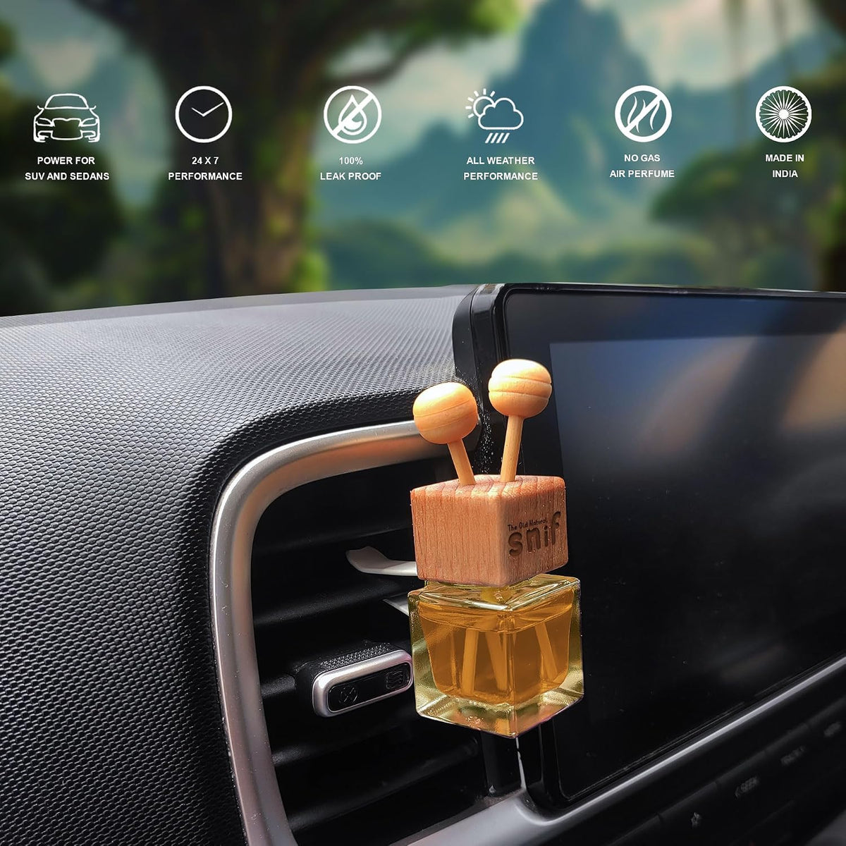 Sandal Twig Car Vent Perfume
