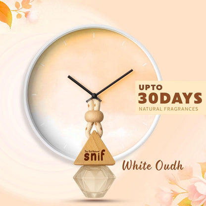 White Oudh Hanging Pod Car Perfume