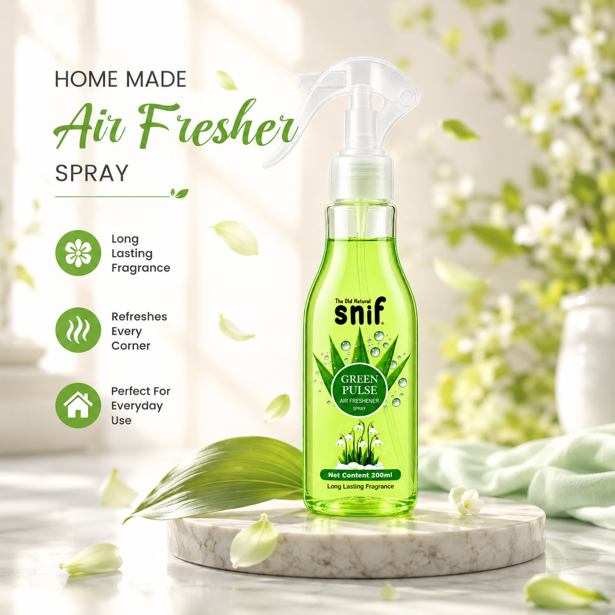 Green Pulse Air Freshener Spray