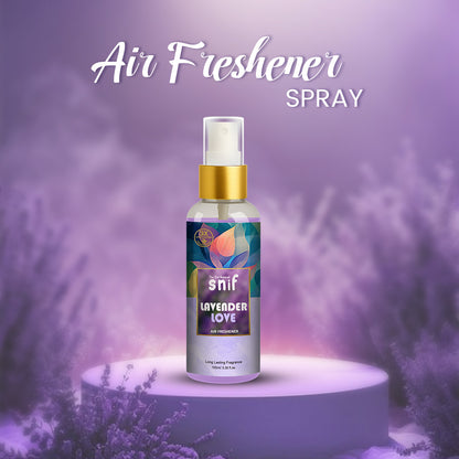 Snif Lavender Love Air Freshener Spray 100ml | Long Lasting Essential Oil Based Room Freshener